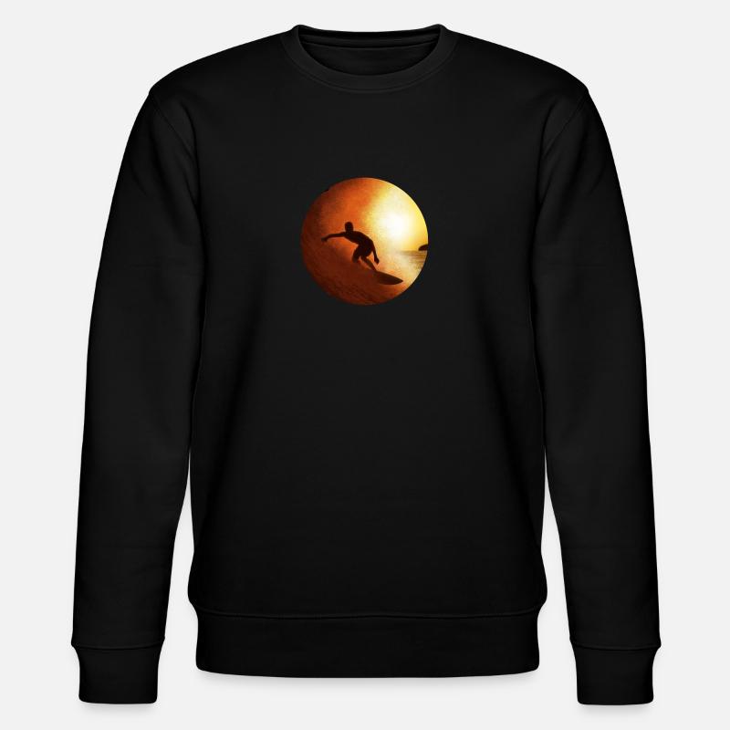Surf sur les vagues - Sweat bio CHANGER Stanley/Stella Unisexe - noir
