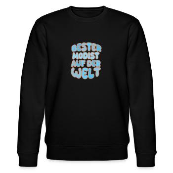 Vocation Modist - Stanley/Stella CHANGER Unisex Organic Sweatshirt - black - Front - Nik (191cm) & Marisol (170cm)