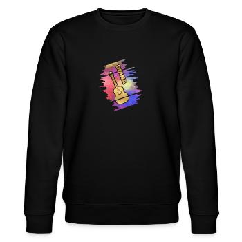 Gift for Diana - Stanley/Stella CHANGER Unisex Organic Sweatshirt - black - Front - Nik (191cm) & Marisol (170cm)
