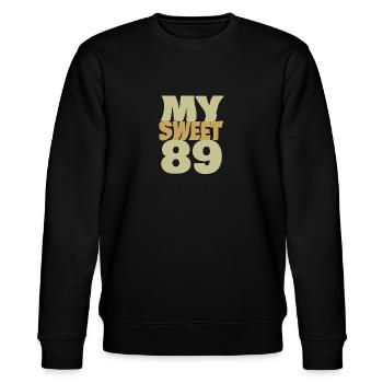 Sweet 89 - Stanley/Stella Unisex Bio-Sweatshirt CHANGER  - Schwarz - Vorne - Nik (191cm) & Marisol (170cm)
