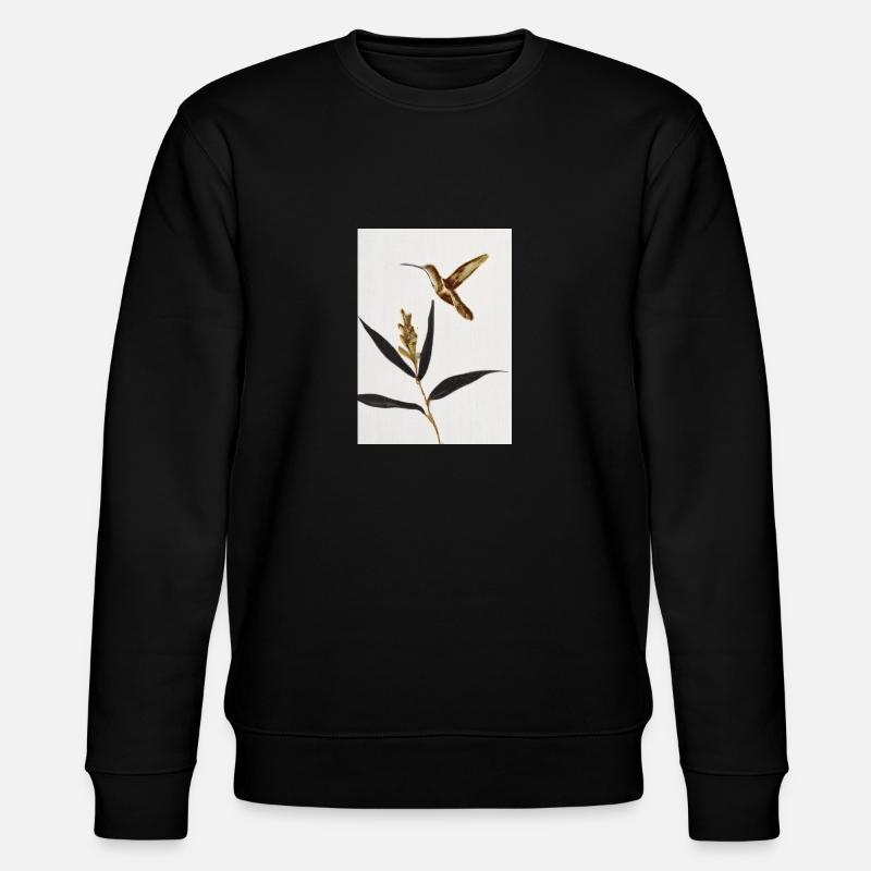 Abstrakter Vogel - Stanley/Stella Unisex Bio-Sweatshirt CHANGER  - Schwarz