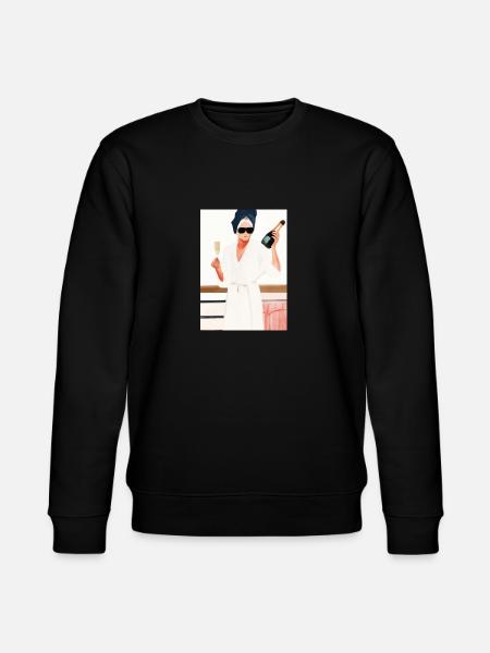 Frauen Weinbad - Stanley/Stella Unisex Bio-Sweatshirt CHANGER  - Schwarz