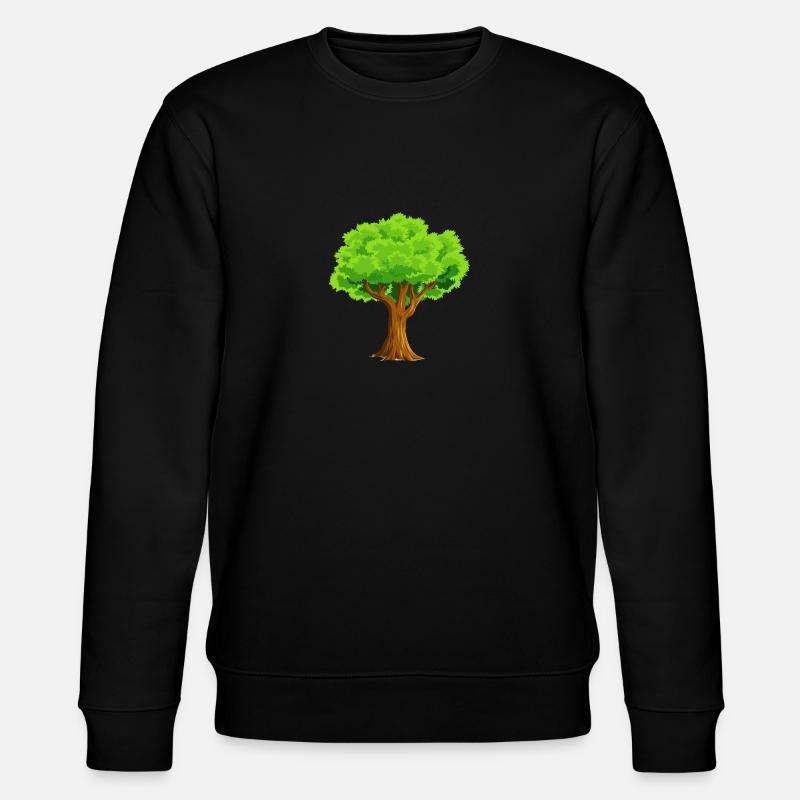 tree - Stanley/Stella CHANGER Unisex Organic Sweatshirt - black