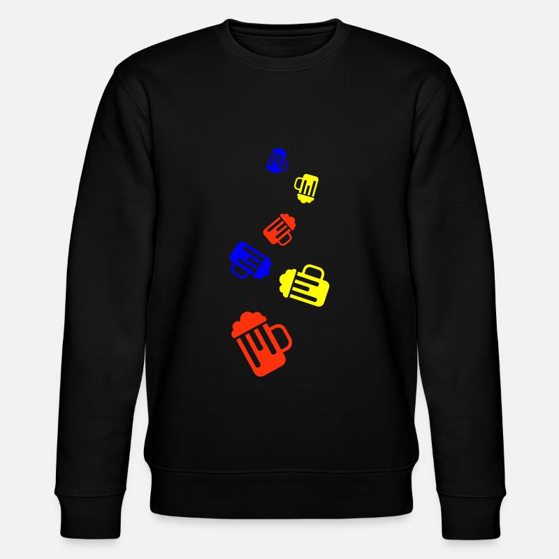 Bier glas - Stanley/Stella Unisex Bio-Sweatshirt CHANGER  - Schwarz