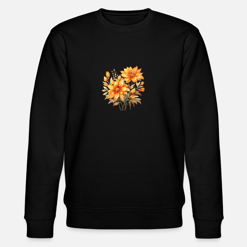 Fleur - Sweat bio CHANGER Stanley/Stella Unisexe - noir