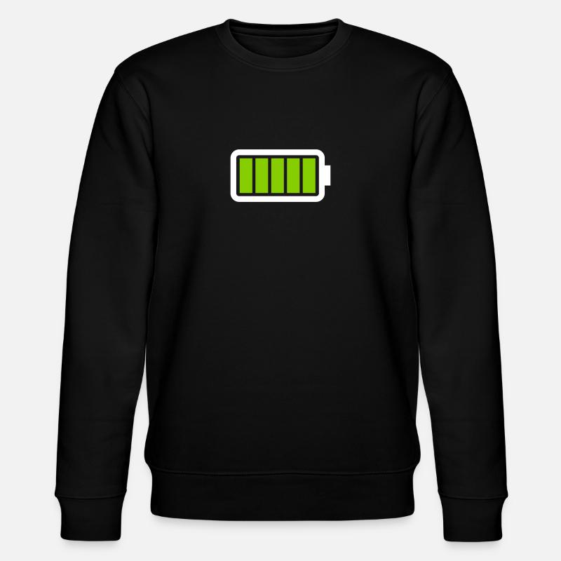 Batterie - Stanley/Stella Unisex Bio-Sweatshirt CHANGER  - Schwarz