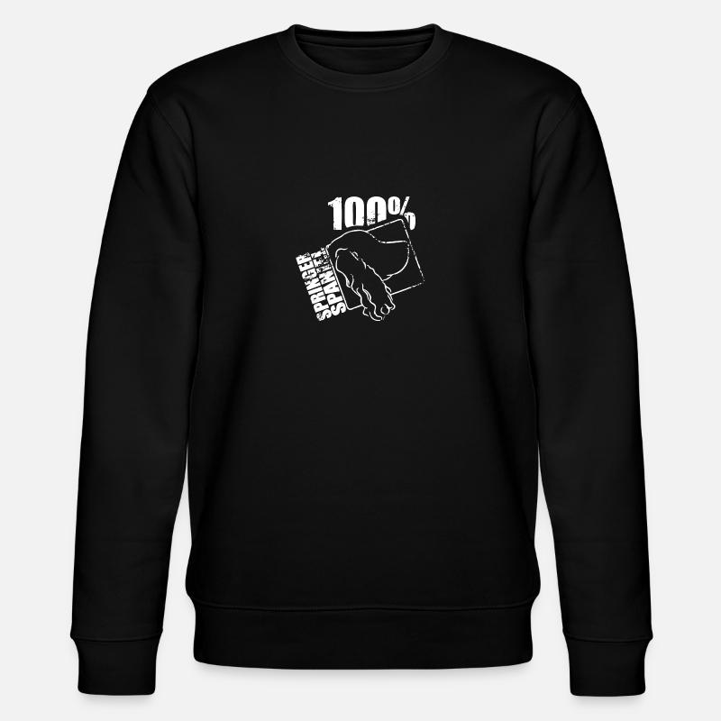 SPRINGER SPANIEL 100 - Stanley/Stella Unisex Bio-Sweatshirt CHANGER  - Schwarz