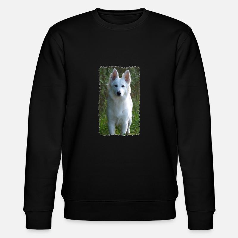 weißer Engel - Stanley/Stella Unisex Bio-Sweatshirt CHANGER  - Schwarz
