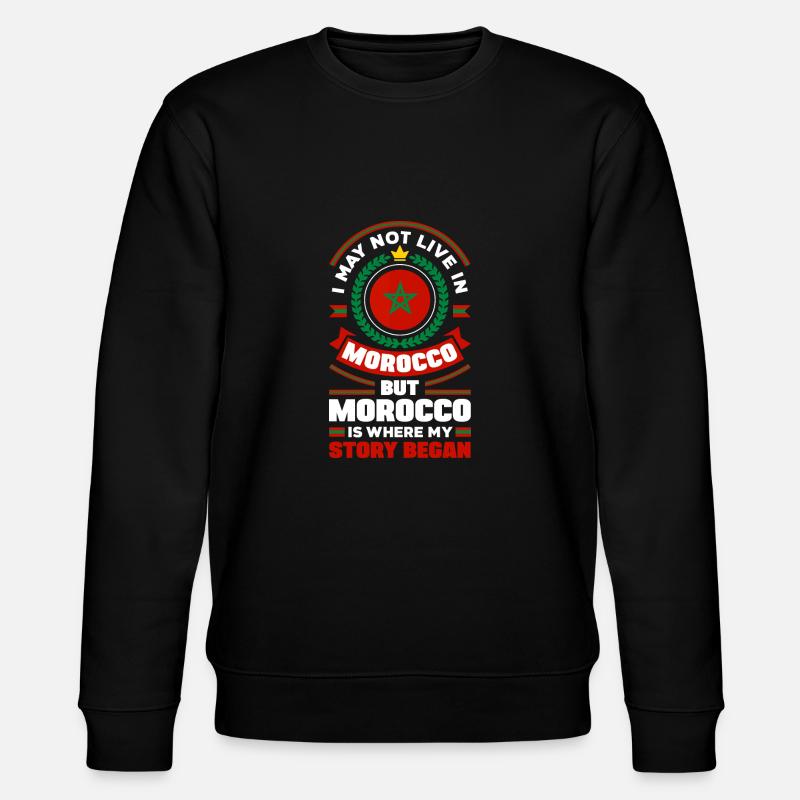 Maroc Maroc Maroc Drapeau Citation - Sweat bio CHANGER Stanley/Stella Unisexe - noir