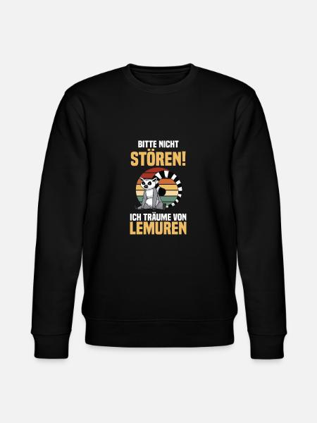 Lemur - Stanley/Stella Unisex Bio-Sweatshirt CHANGER  - Schwarz