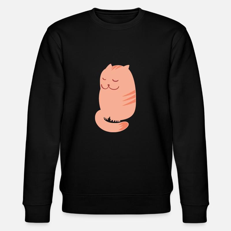 Katze - Stanley/Stella Unisex Bio-Sweatshirt CHANGER  - Schwarz