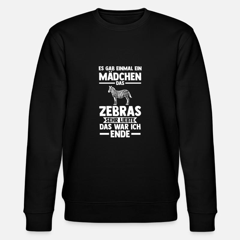 Zebra - Stanley/Stella Unisex Bio-Sweatshirt CHANGER  - Schwarz