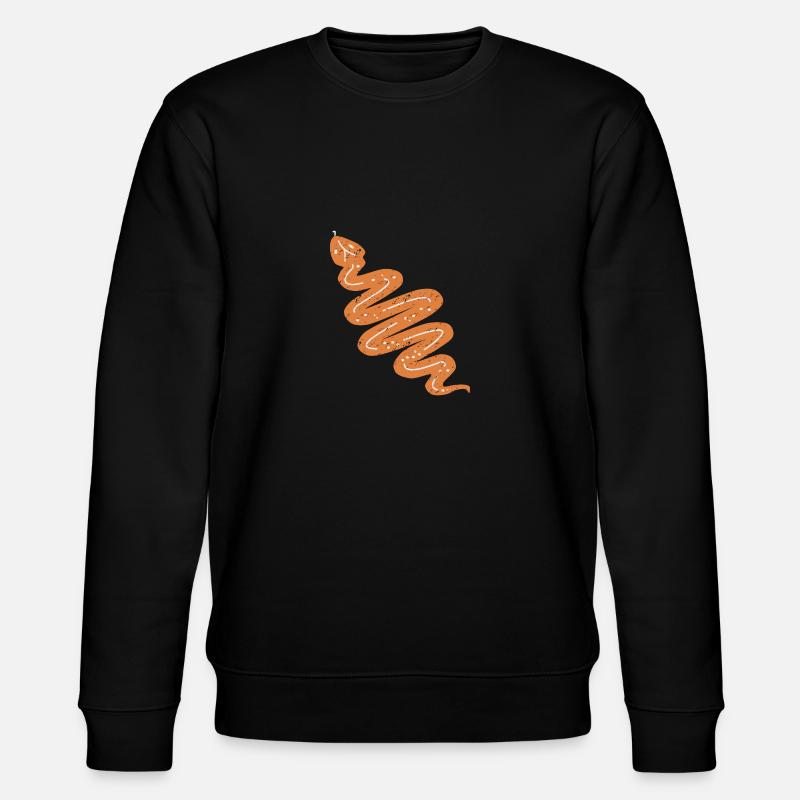 DOWN UNDER SNAKE - Stanley/Stella Unisex Bio-Sweatshirt CHANGER  - Schwarz