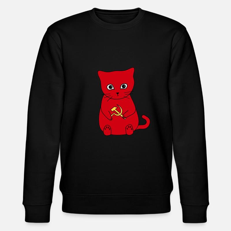 ☭ ☭ Kittens For Communism ☭ ☭ - Stanley/Stella Unisex Bio-Sweatshirt CHANGER - Schwarz