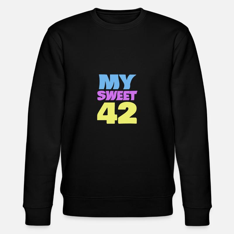 Sweet 42 - Stanley/Stella Unisex Bio-Sweatshirt CHANGER - Schwarz