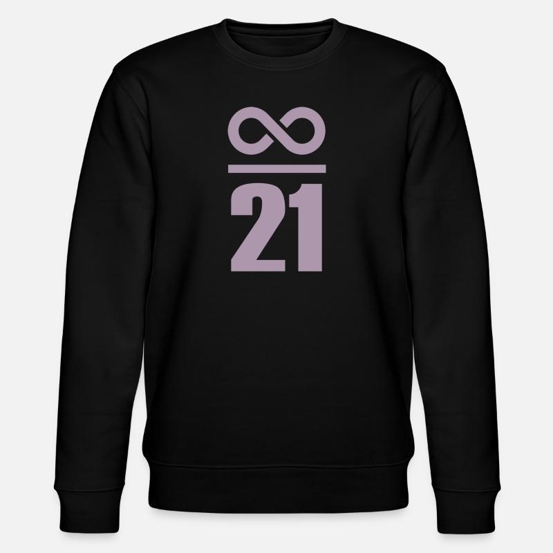 Infinite by 21 million Bitcoin - Stanley/Stella CHANGER Unisex Organic Sweatshirt - black