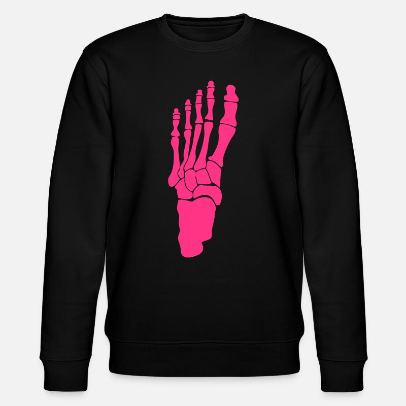 Fuß-Fuß-Skelett 2411 - Stanley/Stella Unisex Bio-Sweatshirt CHANGER  - Schwarz