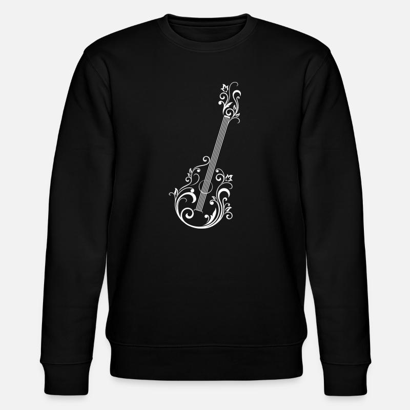 Artistic guitar design - Stanley/Stella CHANGER Unisex Organic Sweatshirt - black