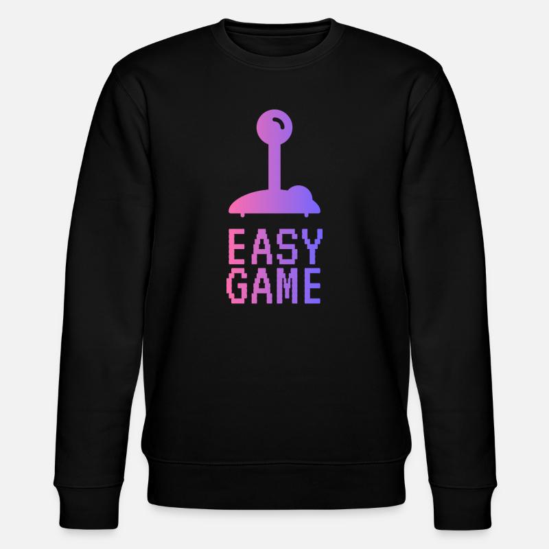 Easy Pixel Gradient Game - Stanley/Stella Unisex Bio-Sweatshirt CHANGER  - Schwarz