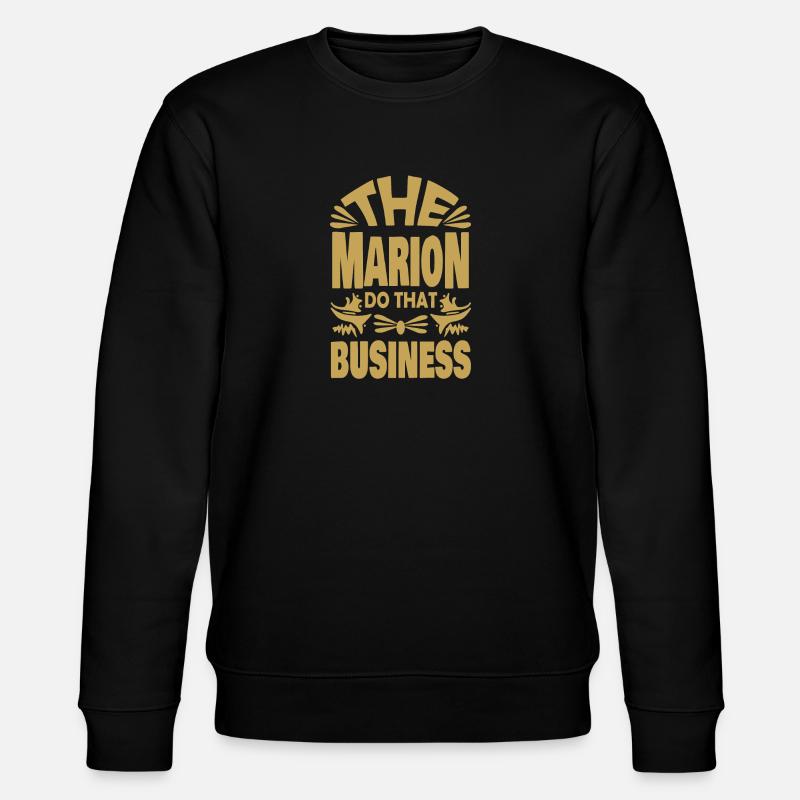 Geschenk für Marion - Stanley/Stella Unisex Bio-Sweatshirt CHANGER  - Schwarz