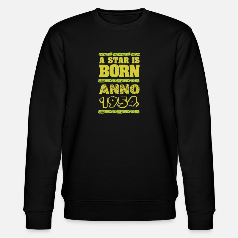Star 1954 - Stanley/Stella Unisex Bio-Sweatshirt CHANGER  - Schwarz