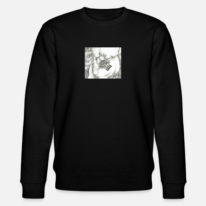 Camargue Raseteur - Stanley/Stella Unisex Bio-Sweatshirt CHANGER  - Schwarz