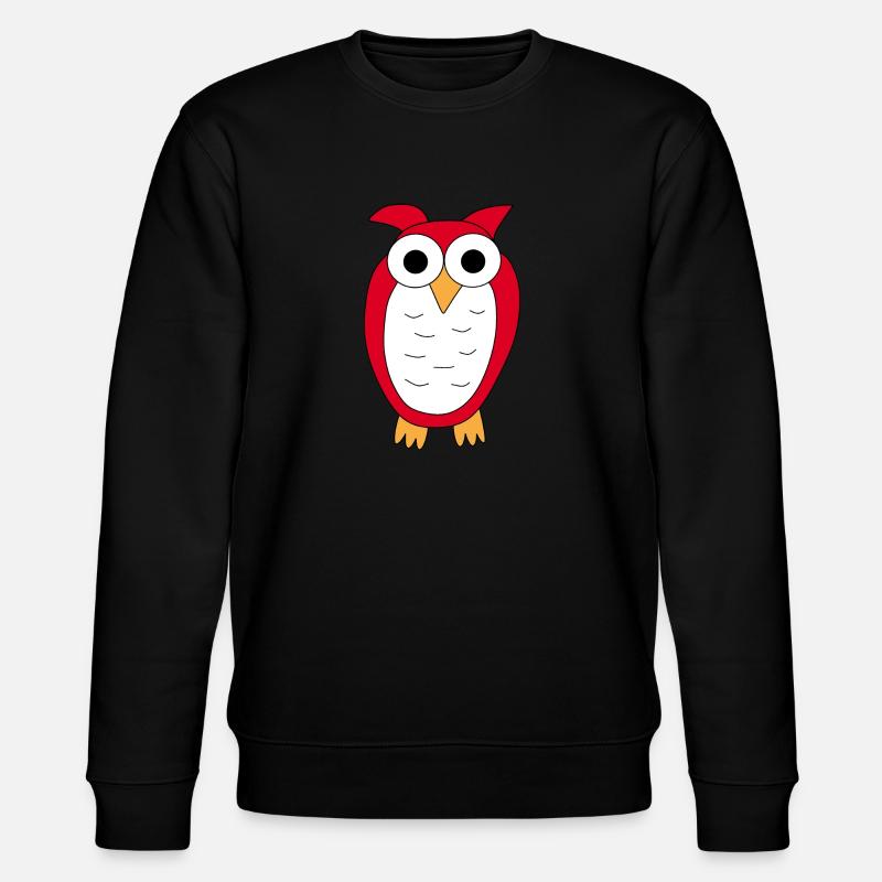 Hibou Hibou roux - Sweat bio CHANGER Stanley/Stella Unisexe - noir