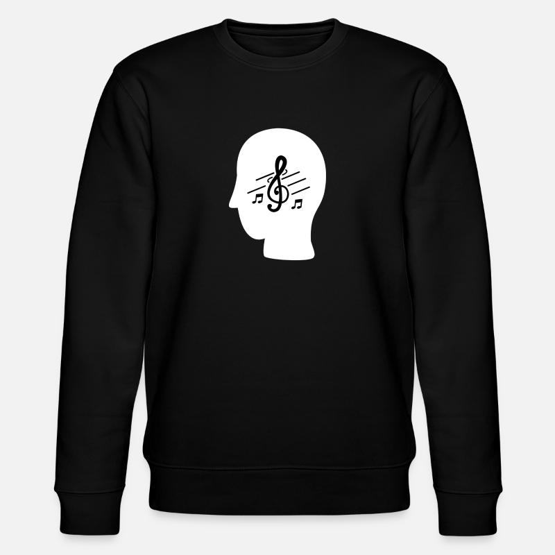 LA MUSIQUE DANS MON - Sweat bio CHANGER Stanley/Stella Unisexe - noir