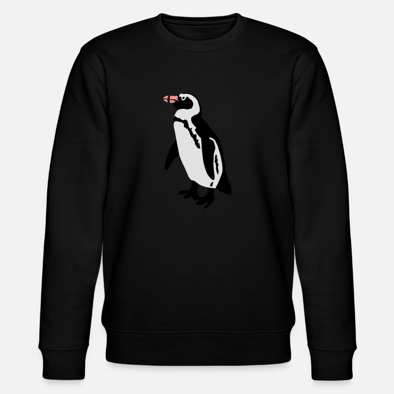 Pinguin - Stanley/Stella Unisex Bio-Sweatshirt CHANGER  - Schwarz