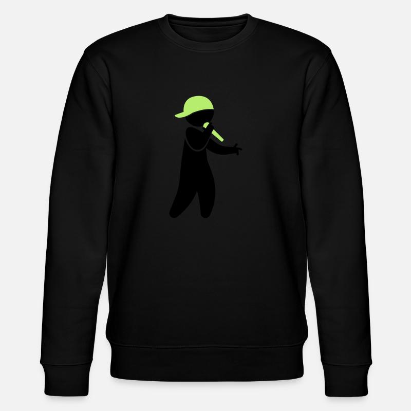 Hiphop Rapper (2c)++2013 - Stanley/Stella CHANGER Unisex Organic Sweatshirt - black