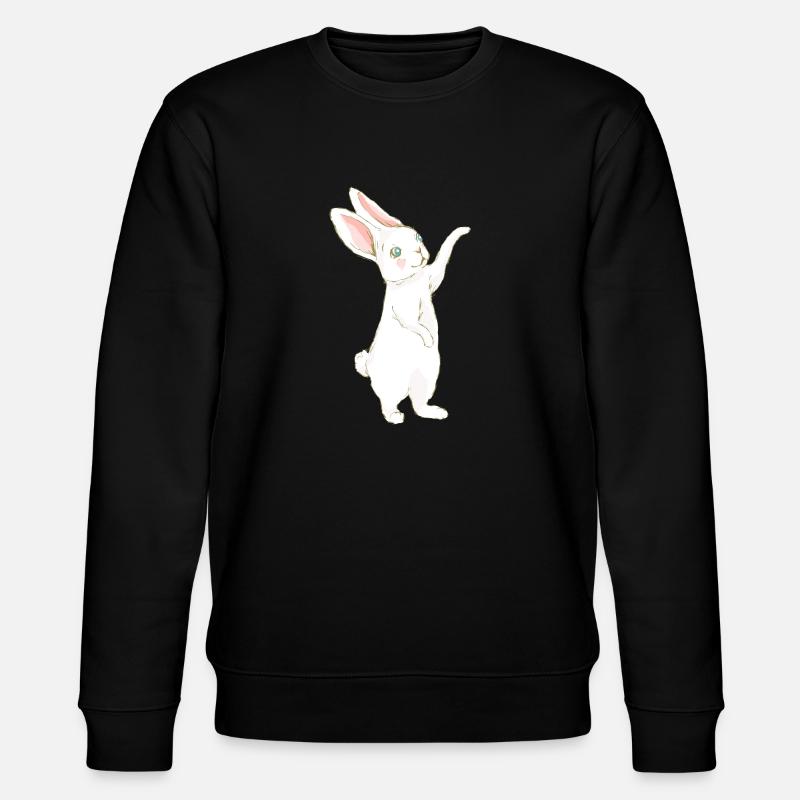 Rabbit - Stanley/Stella CHANGER Unisex Organic Sweatshirt - black