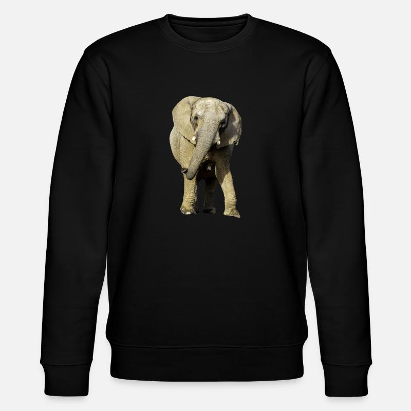 Éléphant - Sweat bio CHANGER Stanley/Stella Unisexe - noir
