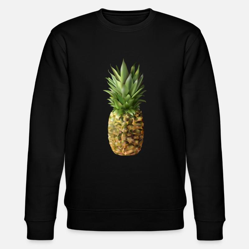 Ananas - Sweat bio CHANGER Stanley/Stella Unisexe - noir