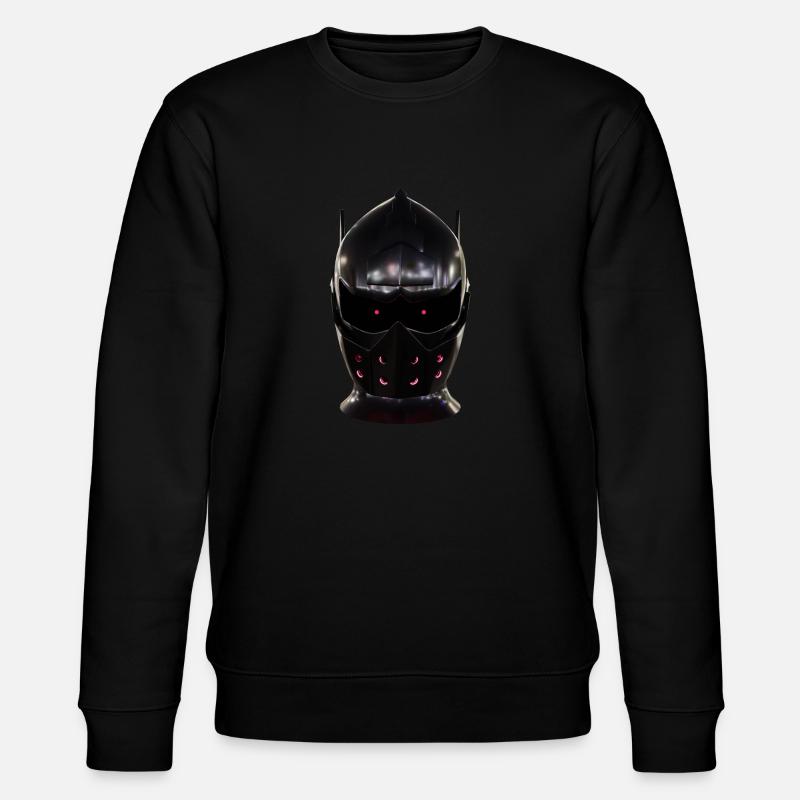 Cyber Warrior Helm - Stanley/Stella Unisex Bio-Sweatshirt CHANGER  - Schwarz