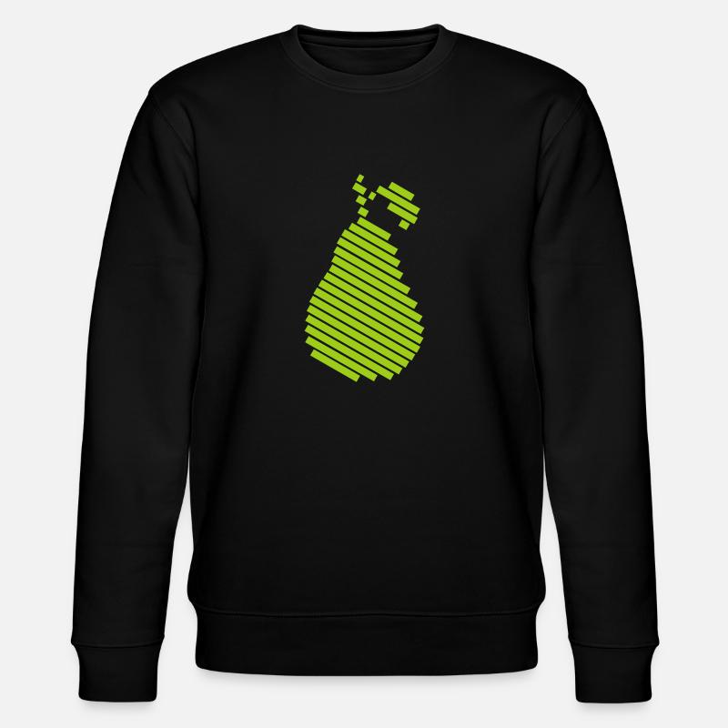 birne - Stanley/Stella Unisex Bio-Sweatshirt CHANGER  - Schwarz