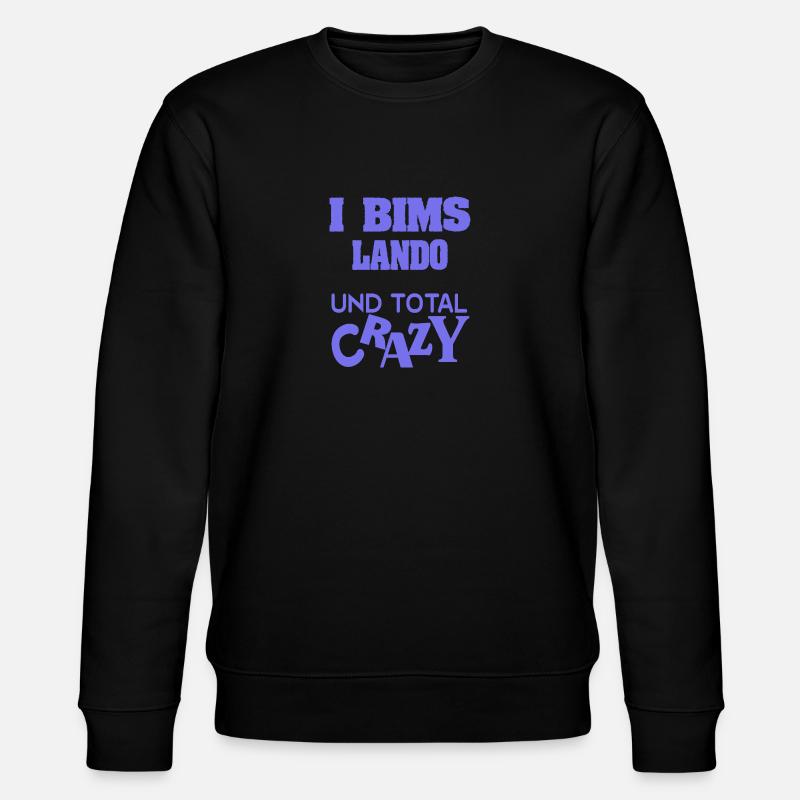 Spruch Lando - Stanley/Stella Unisex Bio-Sweatshirt CHANGER  - Schwarz
