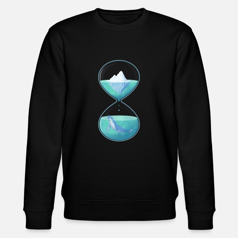 Baleine Sabuhr - Sweat bio CHANGER Stanley/Stella Unisexe - noir