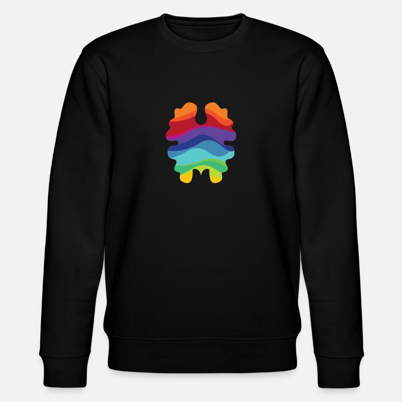 Rainbownut - Stanley/Stella CHANGER Unisex Organic Sweatshirt - black
