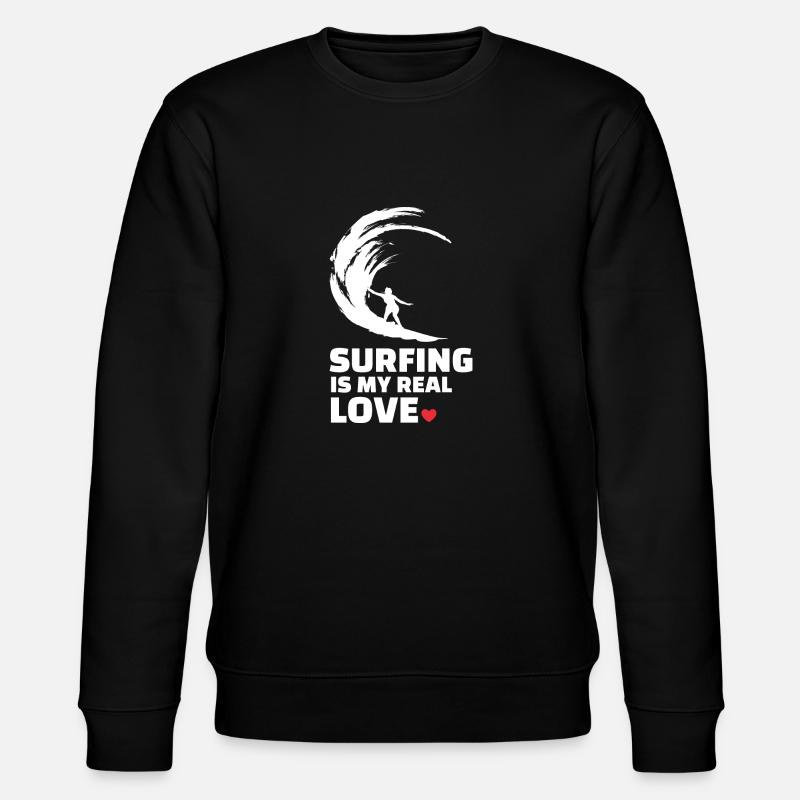 J’adore surfer - Sweat bio CHANGER Stanley/Stella Unisexe - noir