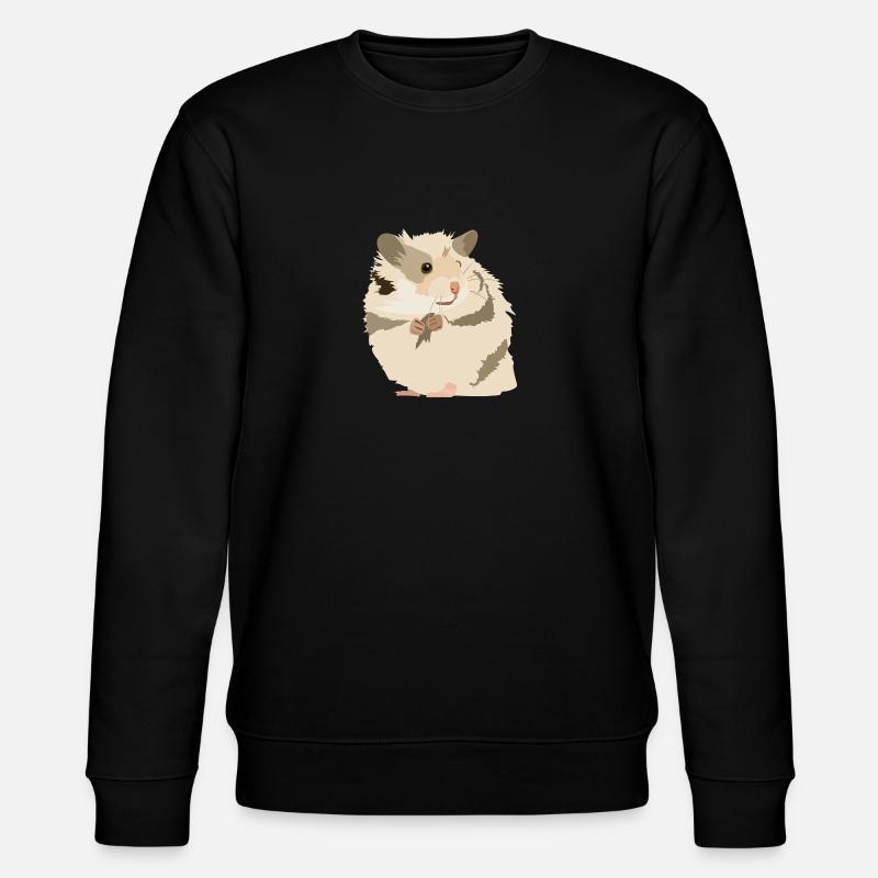 Hamster - Stanley/Stella Unisex Bio-Sweatshirt CHANGER  - Schwarz