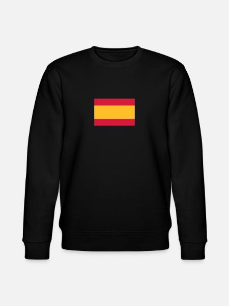 National Flag Of Spain - Stanley/Stella CHANGER Unisex Organic Sweatshirt - black