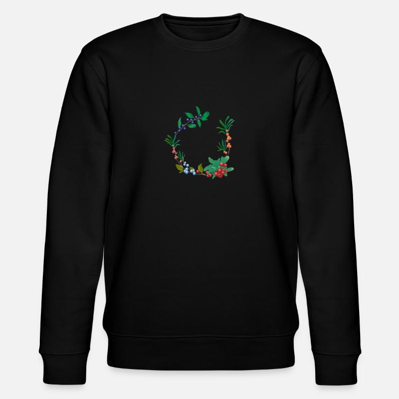 Beeren - Stanley/Stella Unisex Bio-Sweatshirt CHANGER  - Schwarz