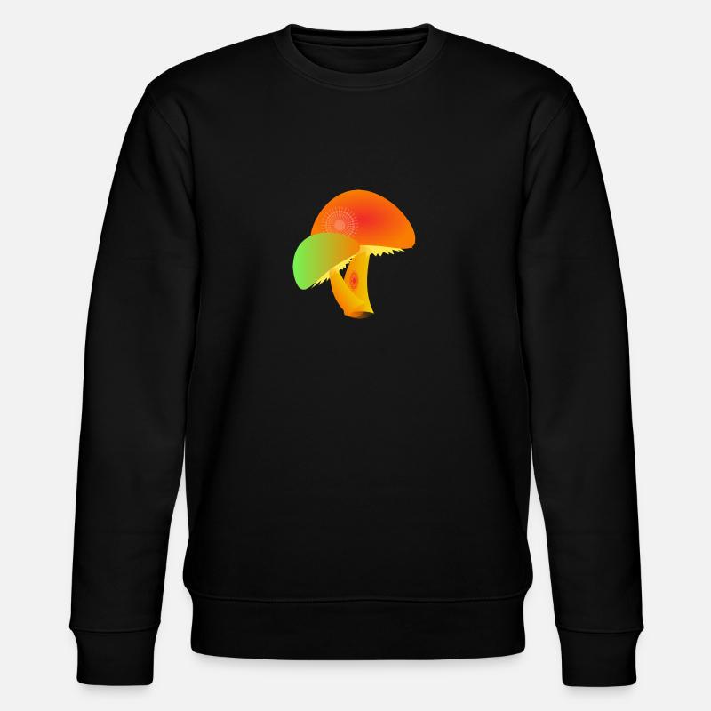 champignons - Sweat bio CHANGER Stanley/Stella Unisexe - noir