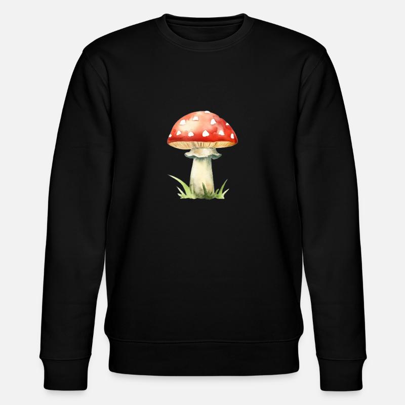 Crapaud champignon rouge - Sweat bio CHANGER Stanley/Stella Unisexe - noir