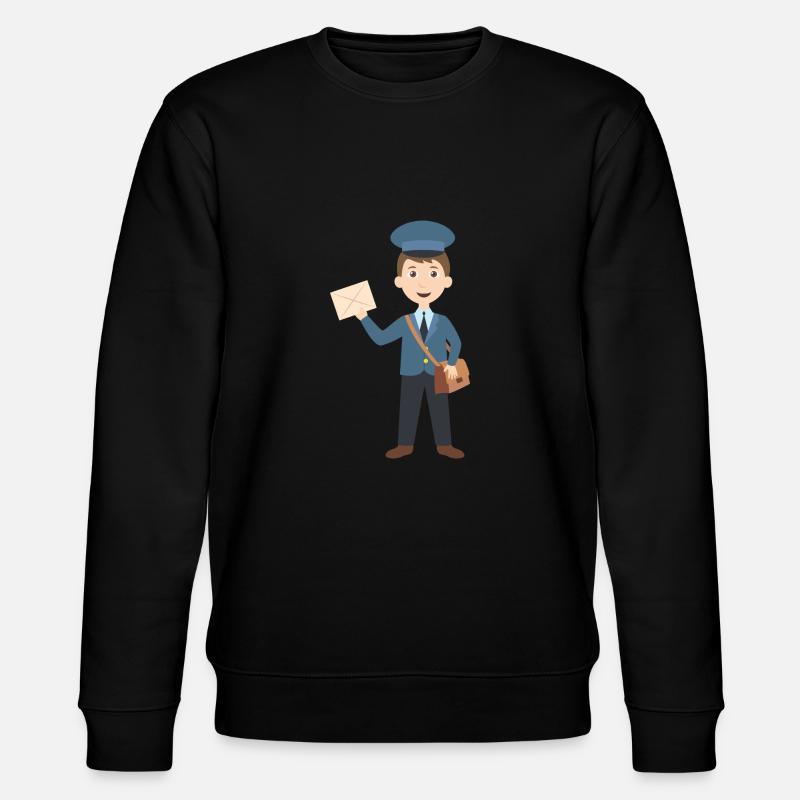 Post Beamter Briefträger - Stanley/Stella Unisex Bio-Sweatshirt CHANGER  - Schwarz