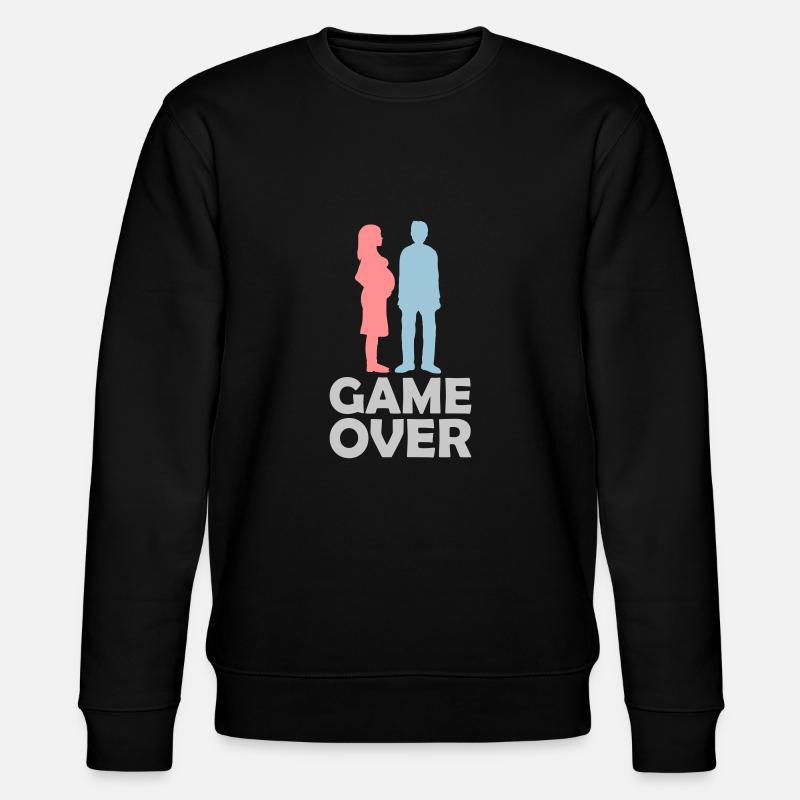 Jeu sur femme enceinte - Sweat bio CHANGER Stanley/Stella Unisexe - noir
