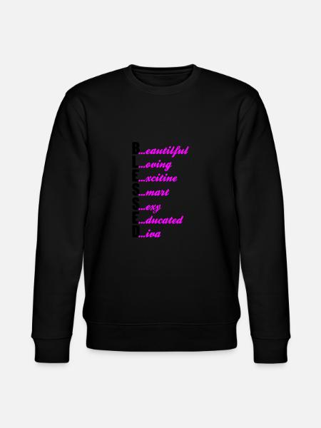 Curvy Girl - Stanley/Stella CHANGER Unisex Organic Sweatshirt - black