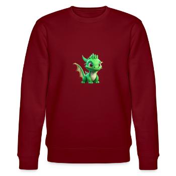 Spitze - Stanley/Stella Unisex Bio-Sweatshirt CHANGER  - Burgunderrot - Vorne - Nik (191cm) & Marisol (170cm)