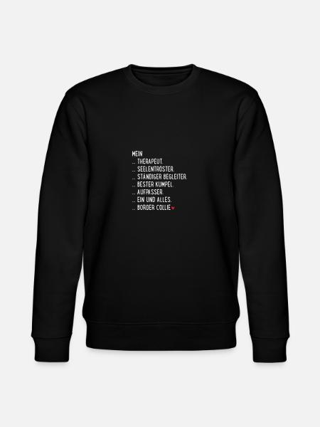 bordercollie - Stanley/Stella Unisex Bio-Sweatshirt CHANGER - Schwarz