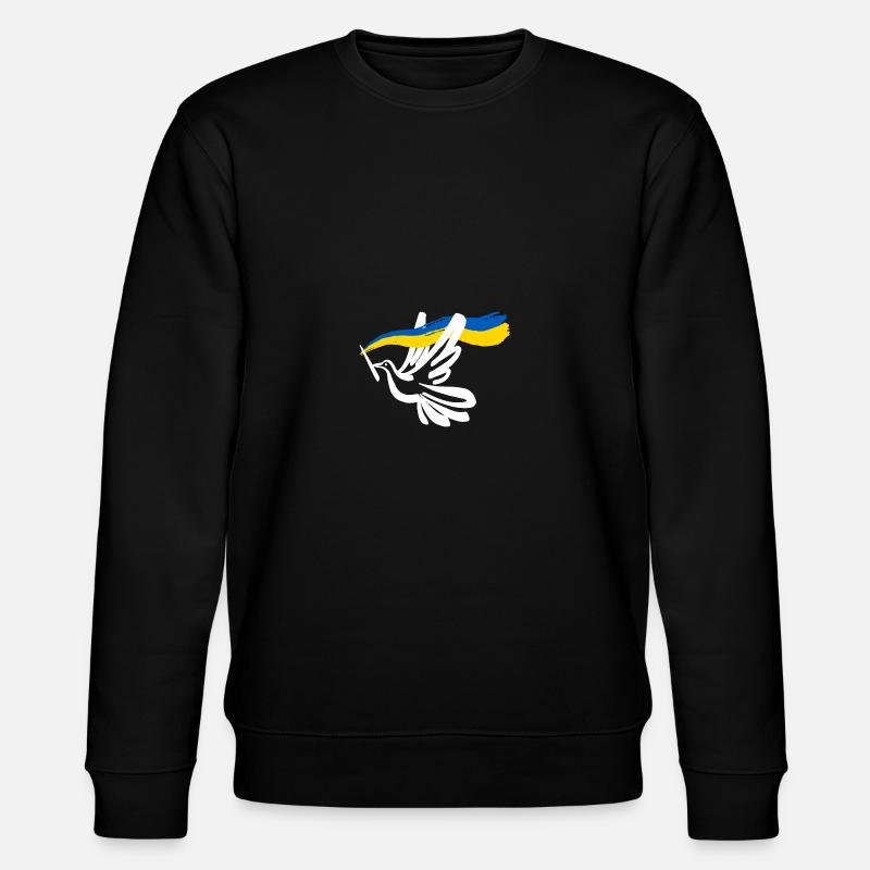 Solidarité et paix pour l’Ukraine - Sweat bio CHANGER Stanley/Stella Unisexe - noir